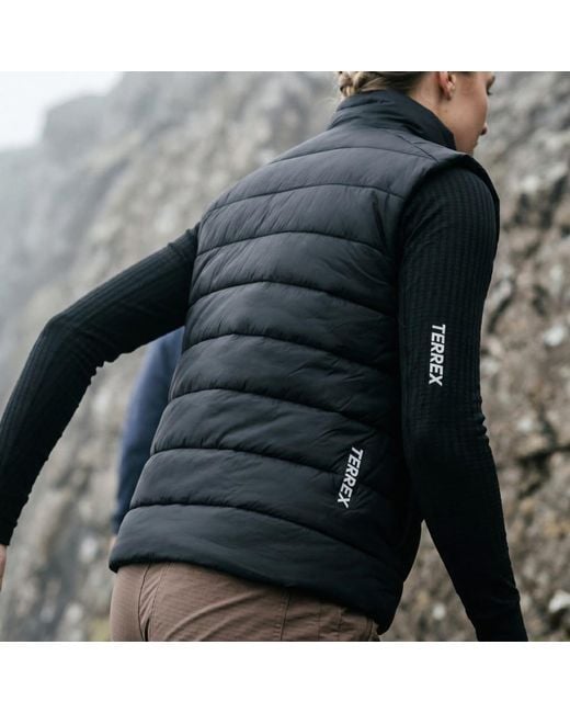 Adidas Black Terrex Multi Essentials Climawarm Padded Vest
