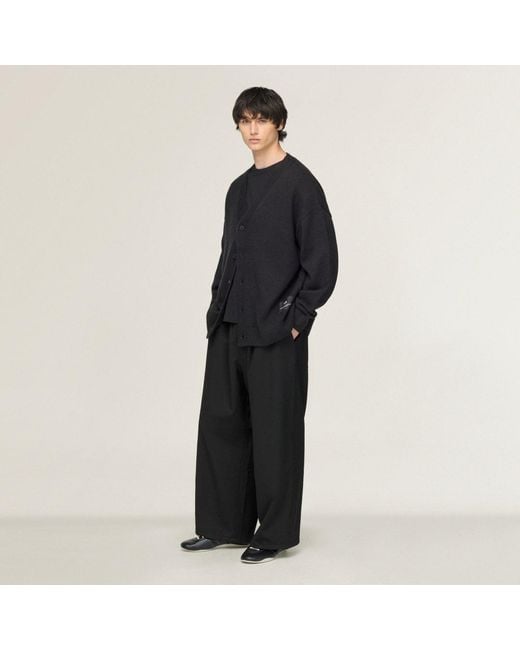 Adidas Black Y-3 Chito Graphic Knitted Cardigan