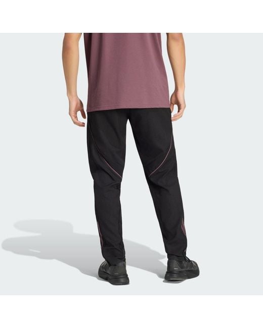 Adidas Black Real Madrid Tiro 25 Competition Presentation Tracksuit Bottoms for men