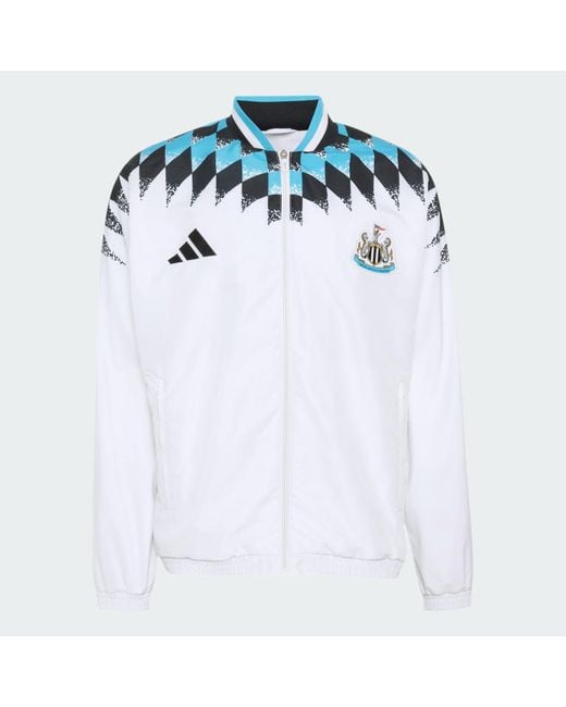 Adidas White Newcastle United Fc Stadium Track Top for men