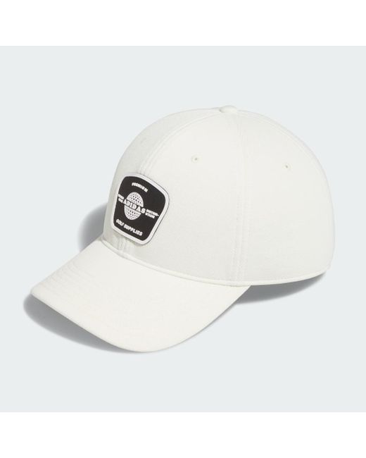 Adidas White Piqué Cap for men