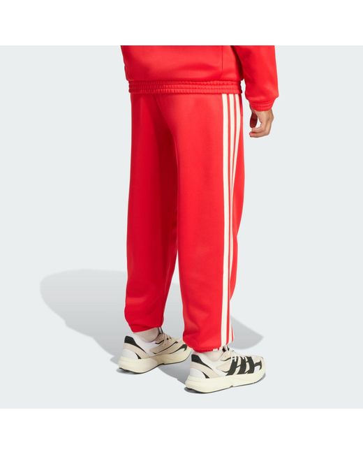 Adidas Red Lifestyle Stadium Track Pants Ke9573 for men