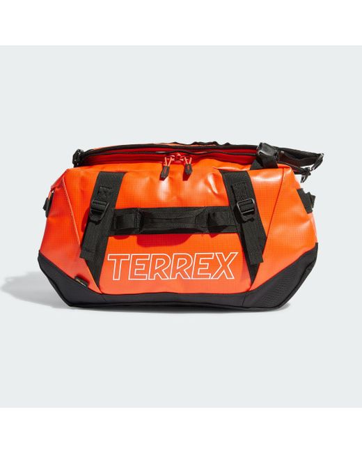Adidas Orange Terrex Rain.Rdy Expedition Duffel Bag S