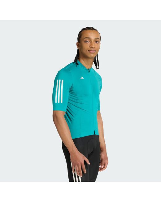Maillot De Ciclismo Tempo 3 Bandas Adidas de hombre de color Blue