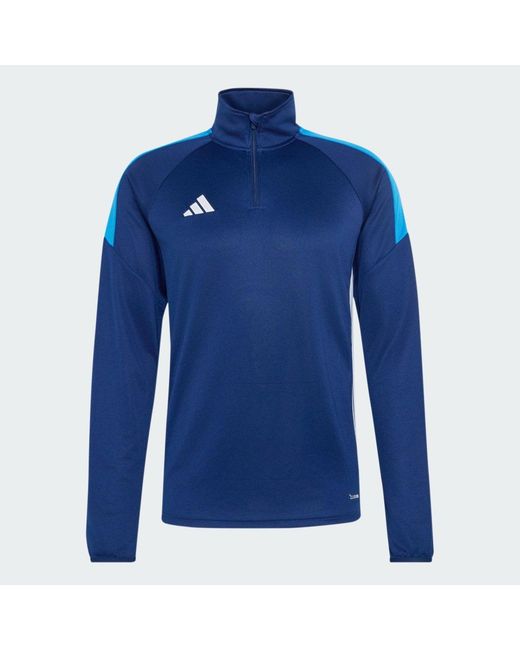 Adidas Blue Tiro 26 Essentials Training Top for men