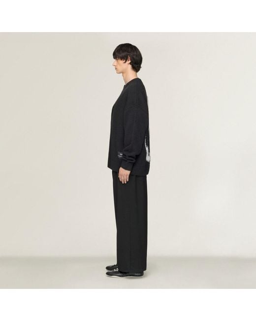 Adidas Black Y-3 Chito Graphic Knitted Cardigan