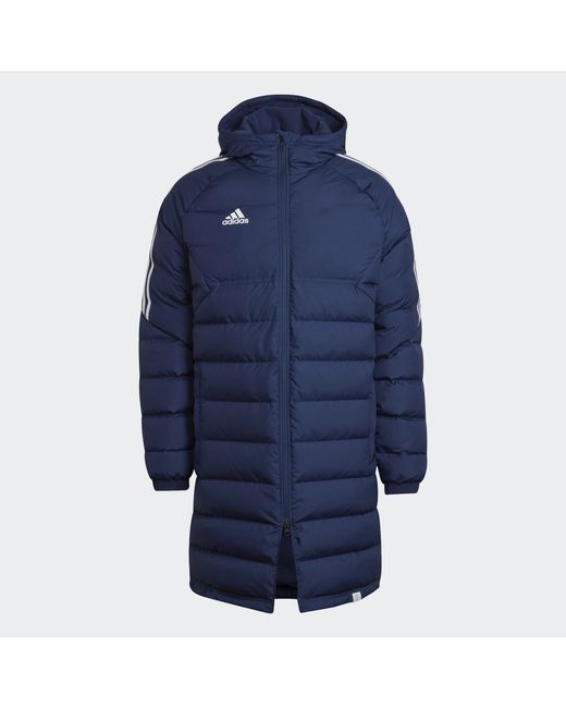 Adidas Blue Condivo 22 Long Down Jacket for men
