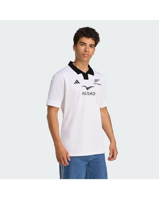 Adidas White All Blacks Away Jersey for men
