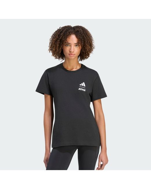 Adidas Black Athx Graphic T-Shirt