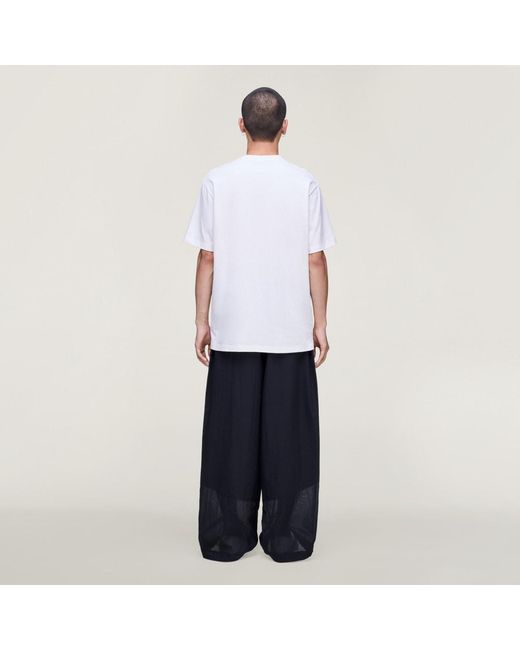 Adidas White Y-3 Gfx Short Sleeve Tee