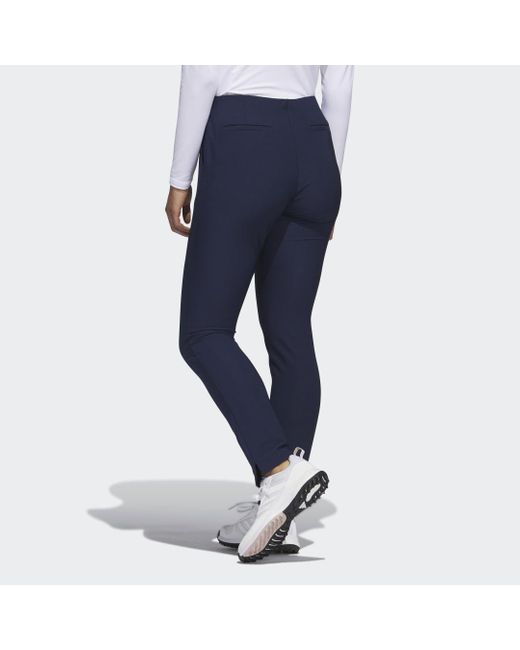 Adidas Blue Pintuck Pull-On Joggers