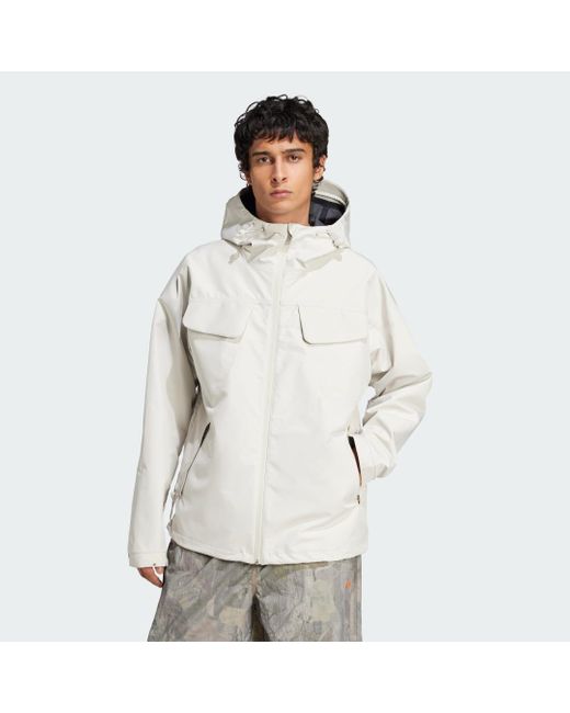 Adidas Originals Natural Premium Essentials Water-Repellent Jacket for men