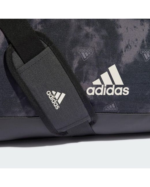 Adidas Black Linear Graphic Duffelbag M