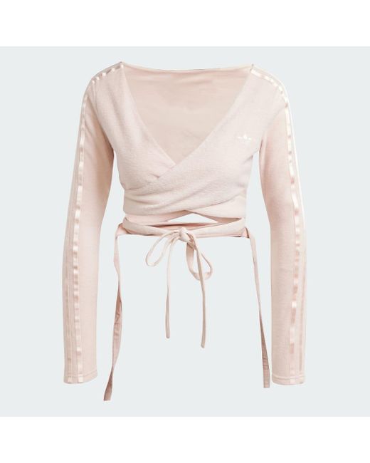 Adidas Originals Natural Wraparound Cardigan