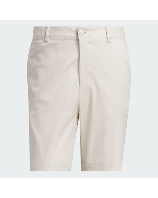 Adidas White Go-to Five-pocket Golf Shorts for men