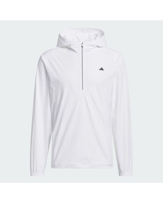 Adidas White Ultimate365+ Clima365 Course Control Anorak for men