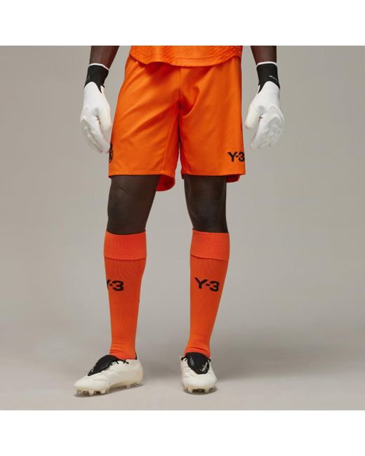 Adidas Orange Real Madrid 23/24 Fourth Authentic Shorts for men