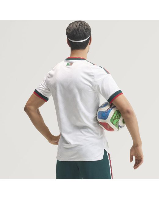 Adidas Green Mexico 26 Away Authentic Jersey for men
