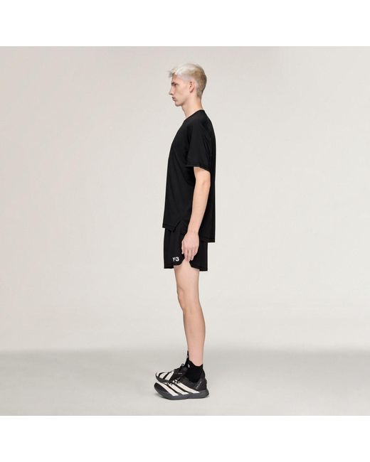 Adidas Black Y-3 Running Shorts for men