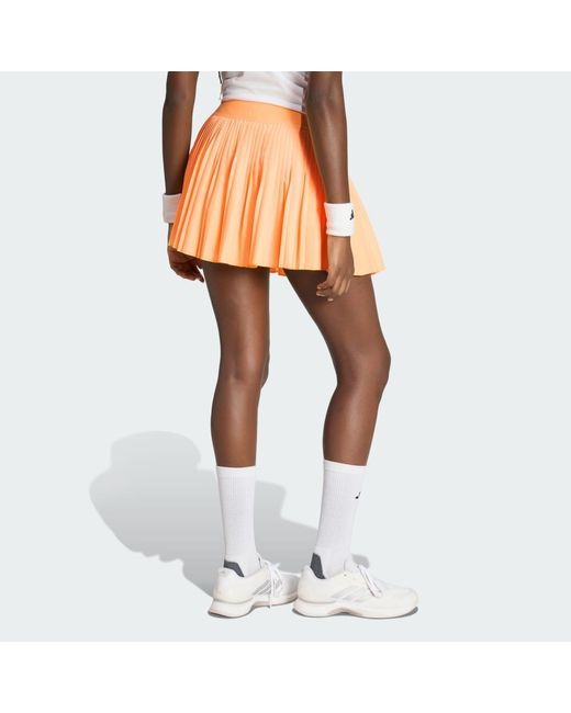 Adidas White Club Pleated Skirt