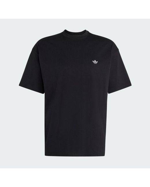 Adidas Blue Trefoil Essentials Loose Dropped Shoulder T-Shirt for men