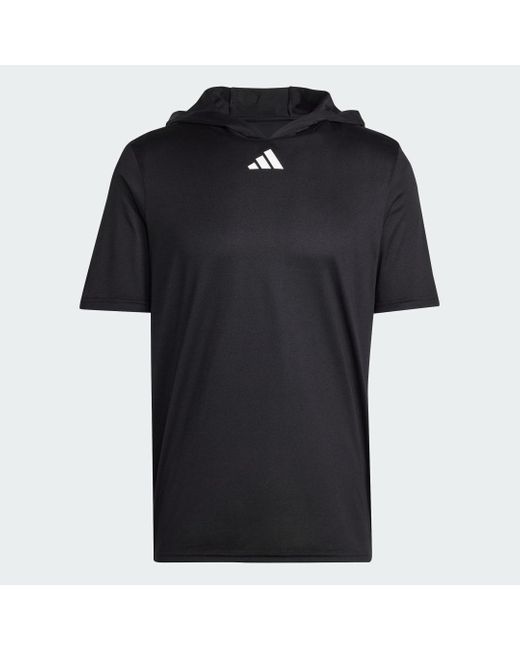 Adidas Black M D4t S/s Hood for men
