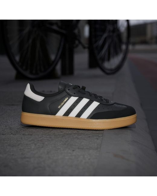 Adidas Black VELOSAMBA LEATHER Fahrradschuh