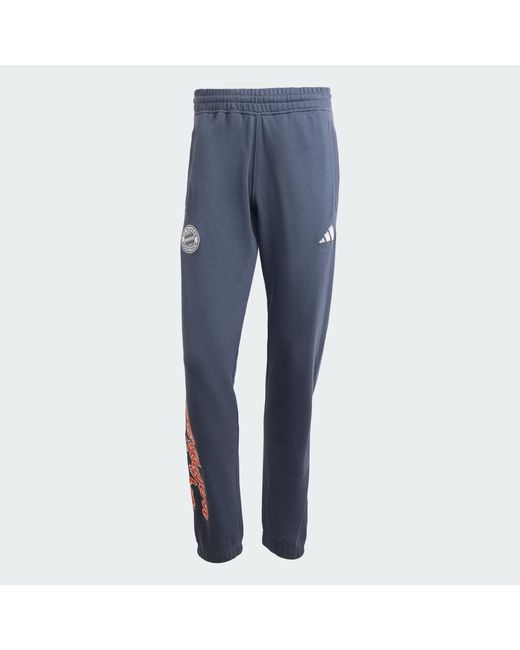 Adidas Blue Fc Bayern Us Pack Tracksuit Bottoms for men