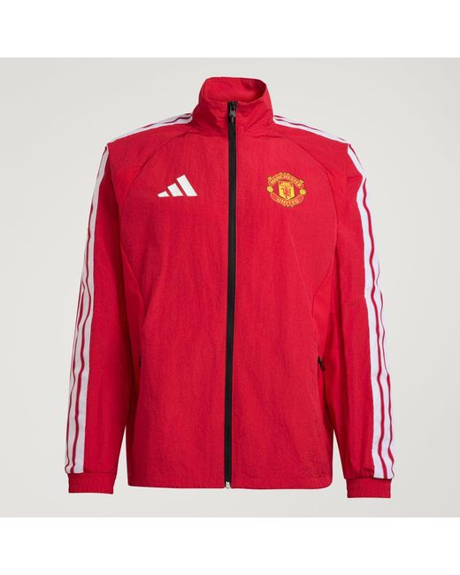 Adidas Red Manchester United Home Anthem Jacket for men