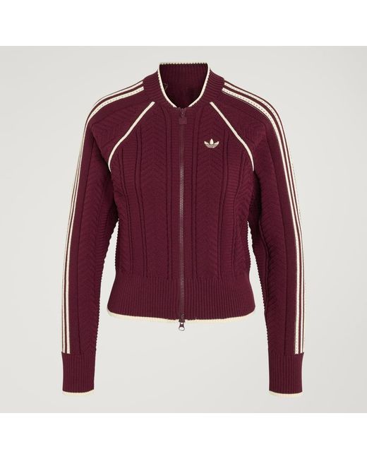 Adidas Red Sst Track Top