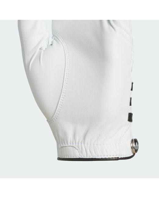 Adidas White Originals Golf Leather Glove
