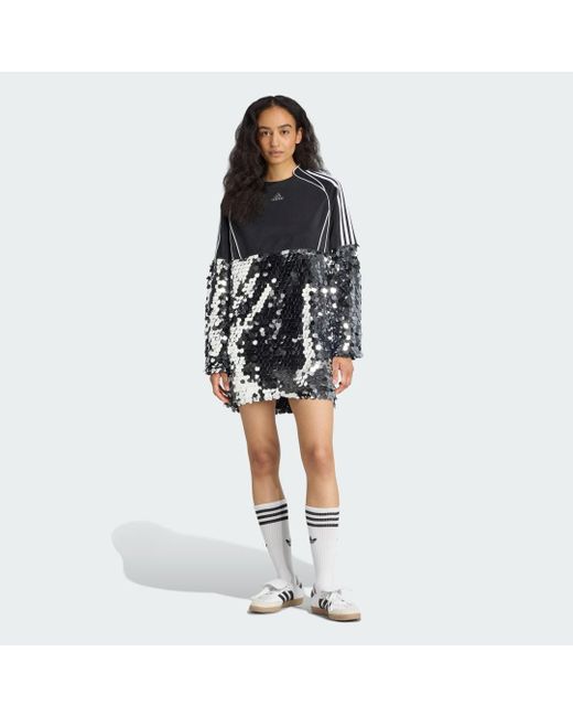 Mini Abito Adilenium Stagione 4 Teamgeist Sequins di Adidas in Black
