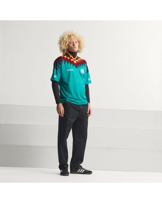 Adidas Blue Germany National Team 1994 Away Bringback Jersey for men