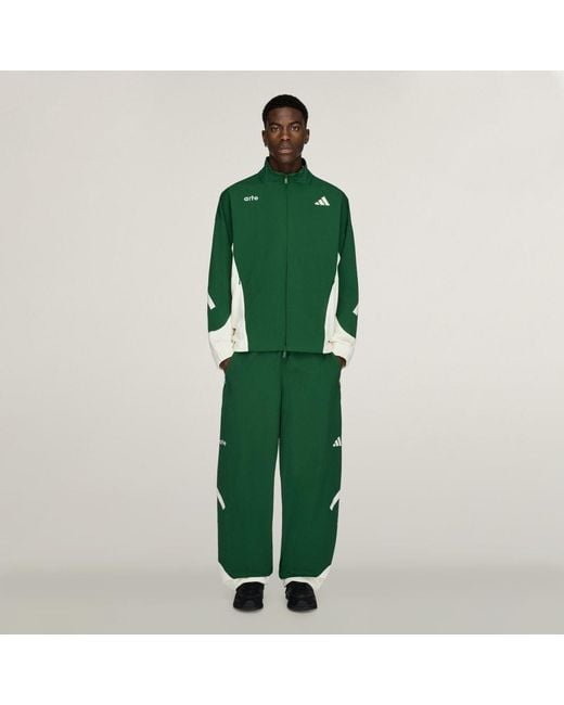Adidas Green X Arte Antwerp Z.N.E. Material Mix Trackpant for men