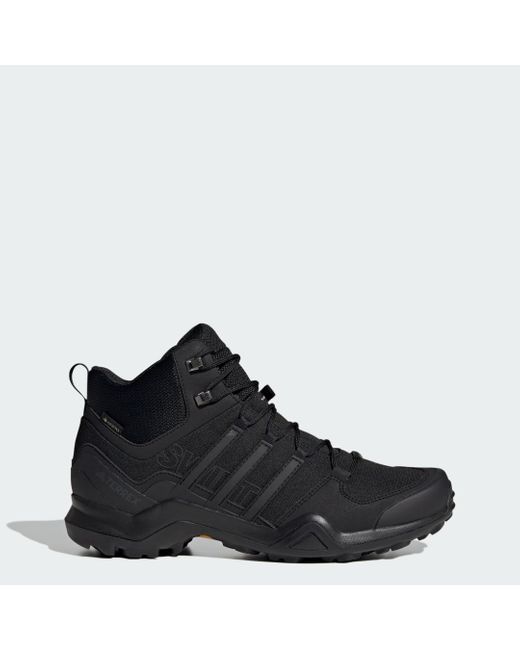 Adidas Black Terrex Swift R2 Mid Gore-tex Hiking Shoes
