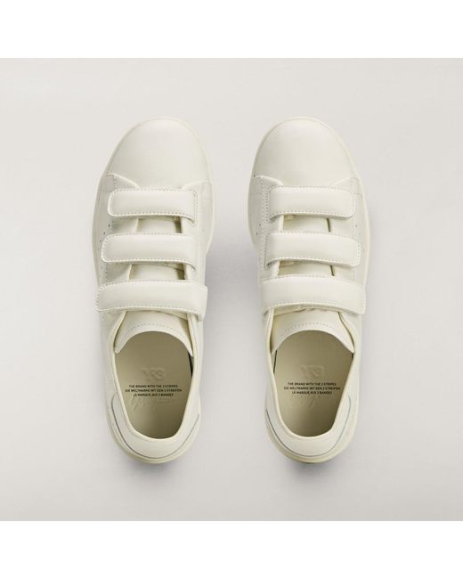 Adidas White Y-3 Stan Smith Hook-And-Loop Shoes