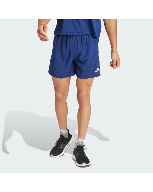 Adidas Originals Blue Own The Run Shorts for men