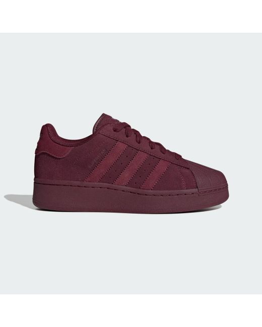 Adidas Red Superstar Xlg Shoes