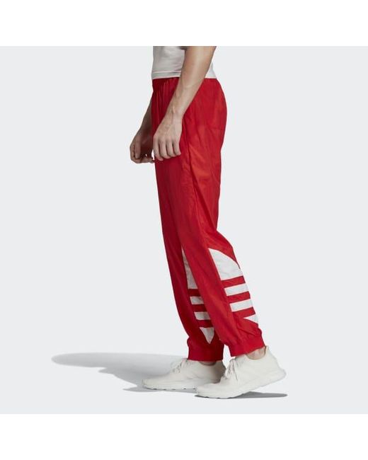 big trefoil abstract polyester track pants