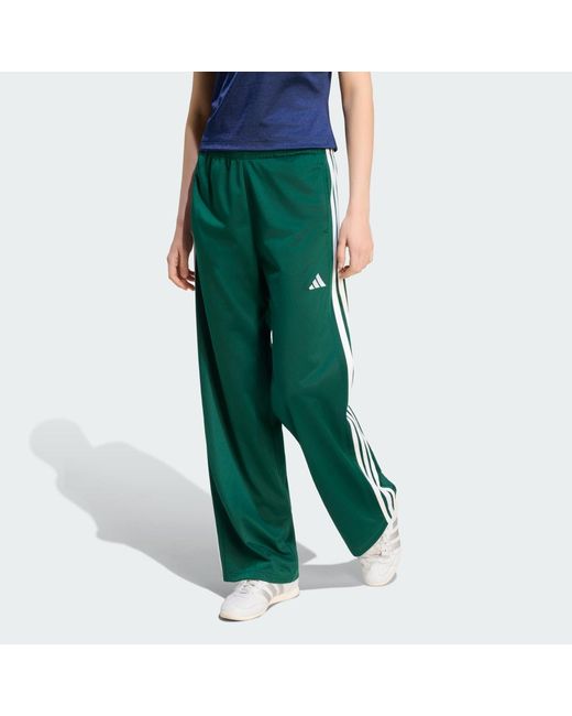 Adidas Green Dayready Wide Leg Tracksuit Bottoms