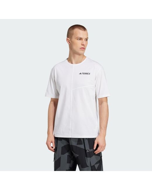 Adidas White Terrex Multi Climacool T-Shirt for men