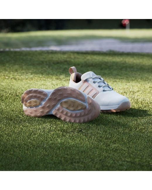 Adidas White Adipower 26 Spikeless Golf Shoes