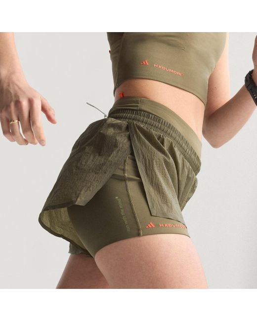 Adidas Multicolor Adi365 H.Koumori Running 2-In-1 Shorts