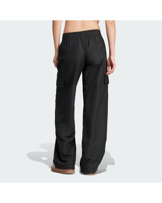 Adidas Black Essentials Woven Cargo Trousers
