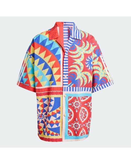 Camisa x FARM Rio Adidas de color Red