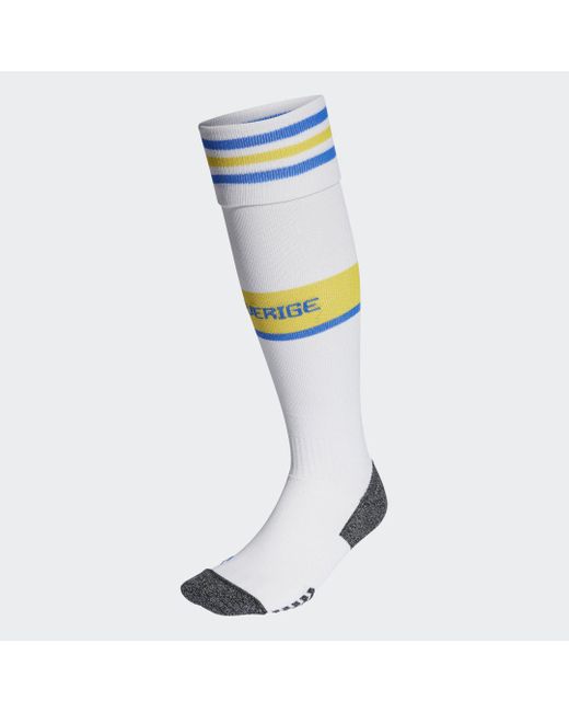 Adidas White Sweden 22 Home Socks for men