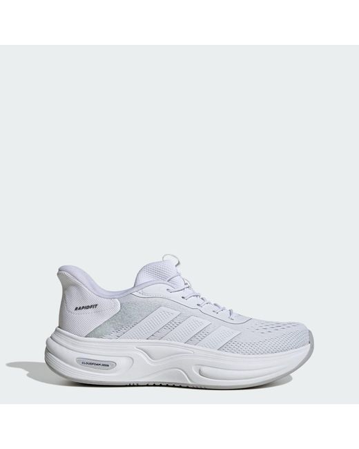 Adidas White Cloudfoam Cuxxion Rapidfit Shoes