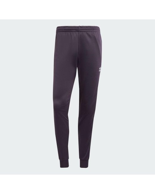 Adidas Purple Adicolor Classics Sst Track Pants for men