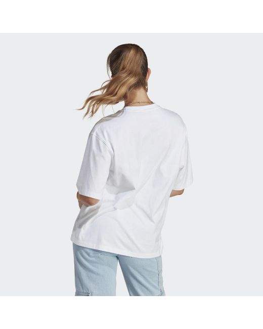 T-shirt adicolor Essentials di Adidas Originals in White