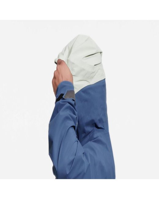 Adidas Blue Terrex Myshelter Gore-tex Active Rain Jacket for men